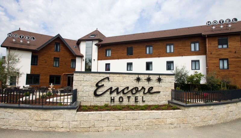 Buitenruimte van het hotel - Ancor Hotel