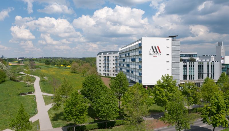 Buitenruimte van het hotel - MASEVEN Stuttgart SI-Centrum (ehem. SI-SUITES)