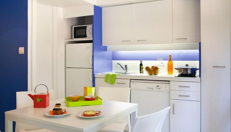 Zona de cocina en la habitación - Club Belambra Saint Martin