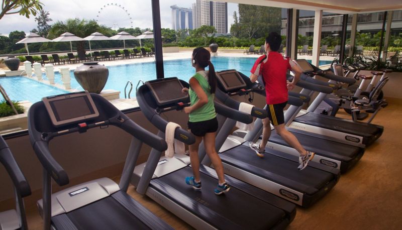 Fitnessraum - Parkroyal Serviced Suites Singapore