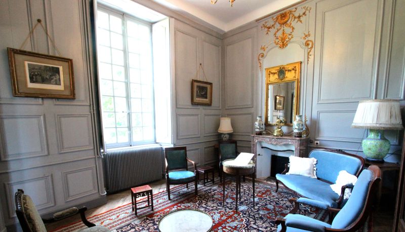 Sala de lectura - Château d'Island Avallon Vézelay