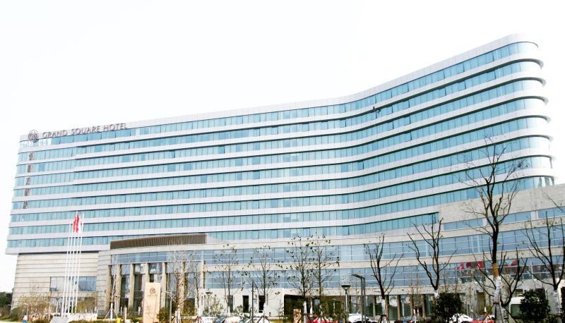 Zewnętrzna część hotelu - Grand Square Hotel Wuhu
