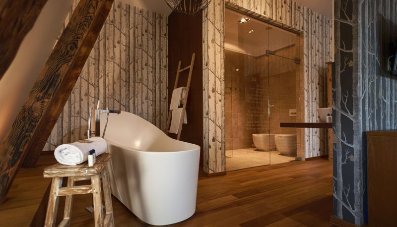 Salle de bain - Relais & Châteaux Hotel Quadrille