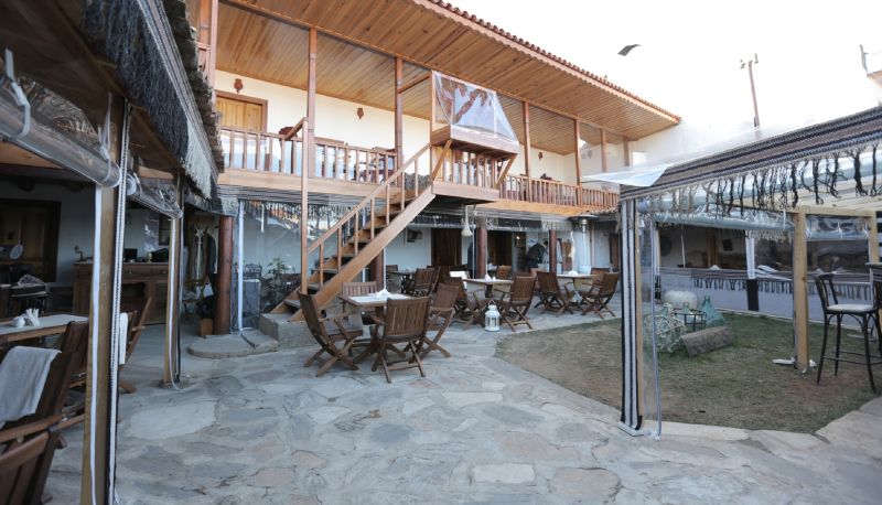 Frühstücksraum innerhalb des Restaurants - Aphrodisias Dandalos Hotel