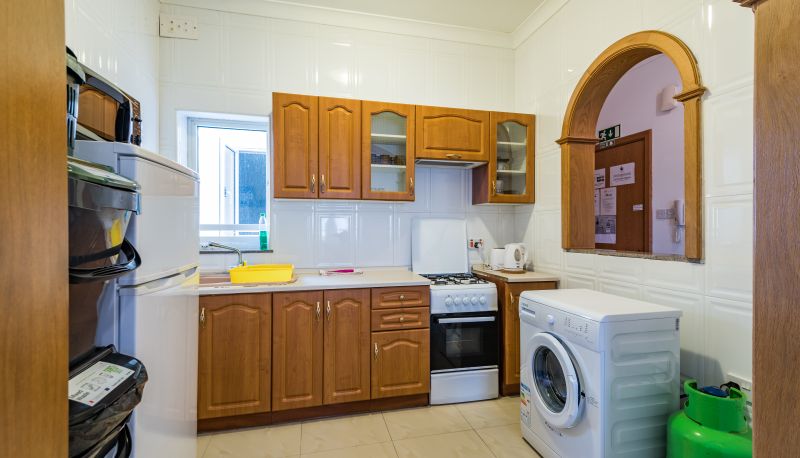 Coin cuisine dans la chambre - Blue Waters apartments