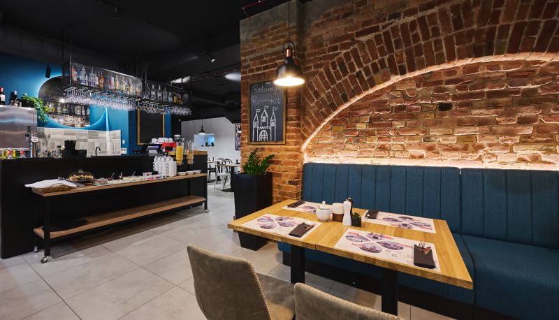 Sala śniadaniowa w restauracji - Halo Szczecin