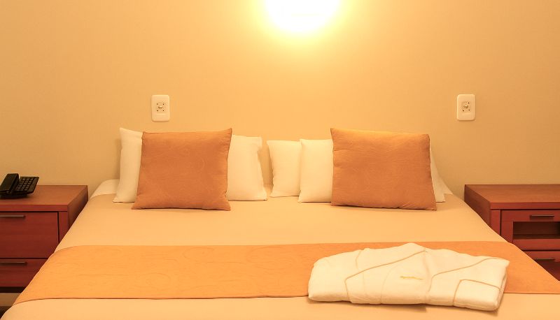 Zimmer mit Balkon - Hotel Ibiá