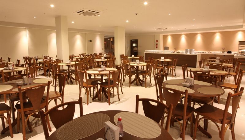 Sala prima colazione - Hotel Caiuá Cascavel