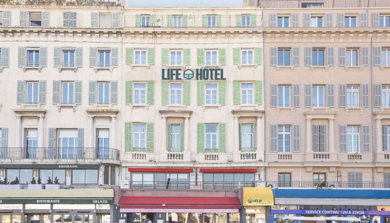 Zewnętrzna część hotelu - Life Hotel Marseille Vieux Port