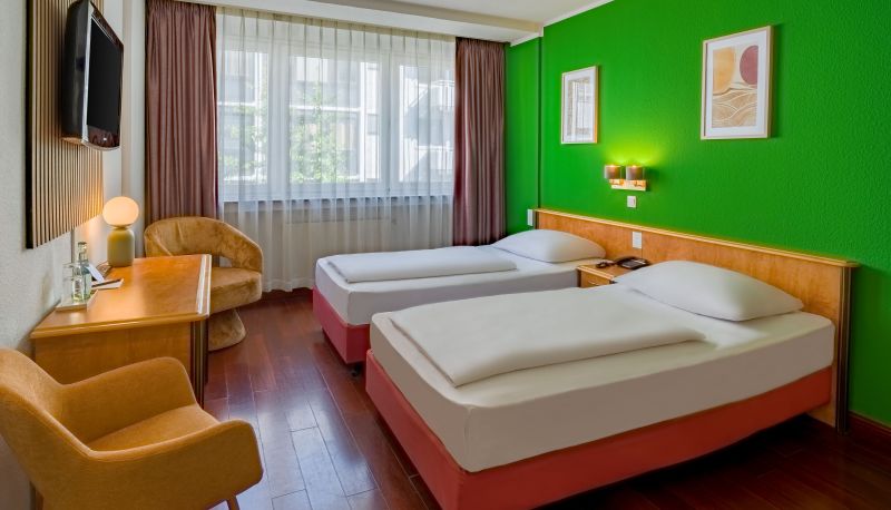 Standaardkamer (tweepersoons) - Rugs Hotel Düsseldorf