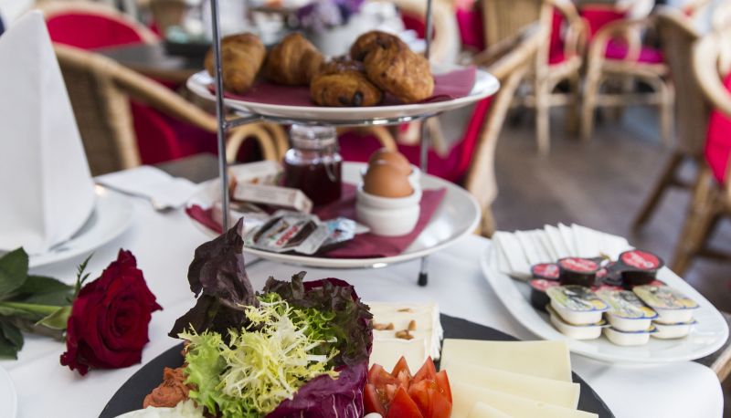 Sala prima colazione all'interno del ristorante - hotel-brasserie Den Engel