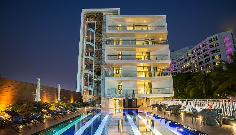 Buitenruimte van het hotel - Hotel Mera Mare