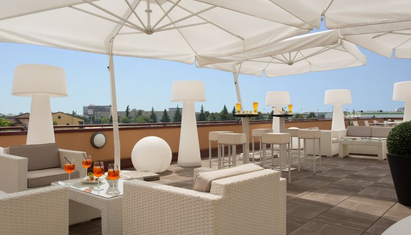 Terrace - Best Western CTC Hotel Verona