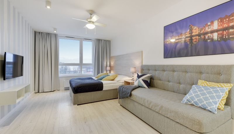 Driepersoonskamer - Chrobry Apartamenty Gdańsk