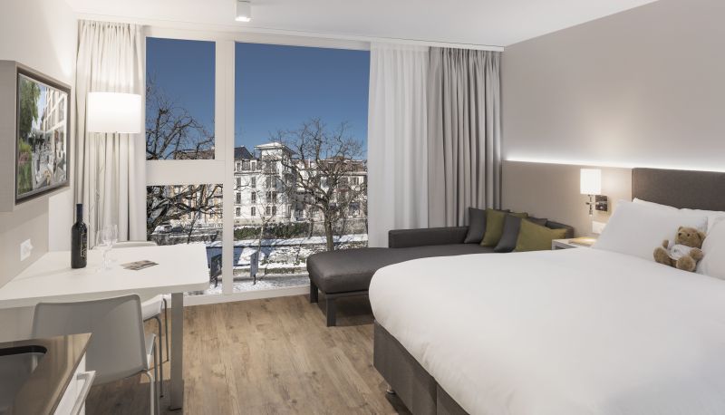 Superior room (double) - Nonanteneuf appart hōtel Vevey - contactless check-in
