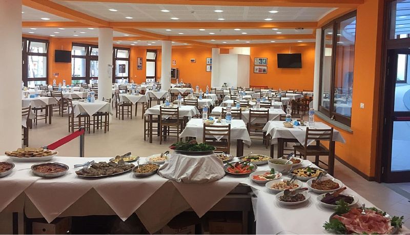 Ontbijtzaal in het restaurant - Casa Vacanze Hotel Bibbona
