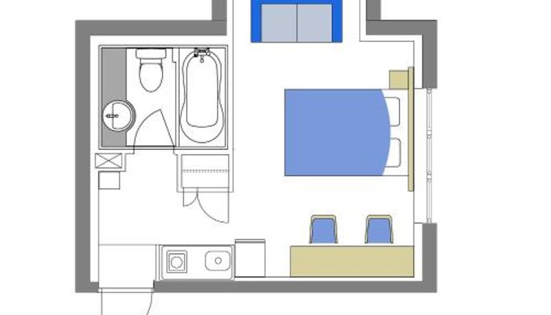 Standardzimmer - Studio Inn Nishi Shinjuku