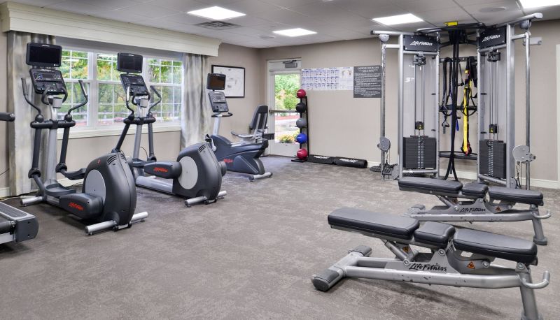 Zona de bienestar y gimnasio - Residence Inn by Marriott Boston Andover