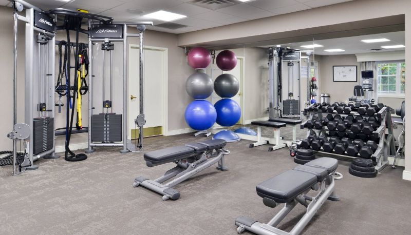Zona de bienestar y gimnasio - Residence Inn by Marriott Boston Andover