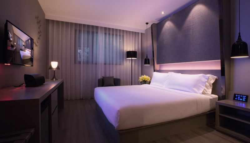 Chambre - Orange Wuhan Huanghelou hubuxiang Hotel