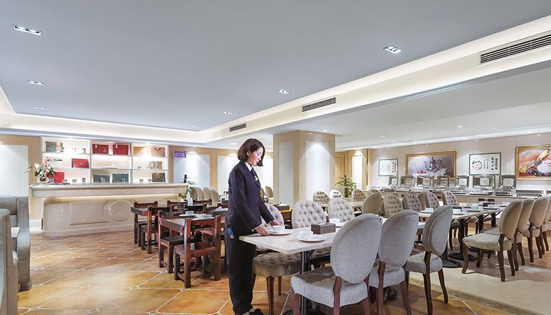 Restaurante - Vienna International Hotel Shanghai chongming Flow Nanjing South Railway Station Zhushan Road Metro Station