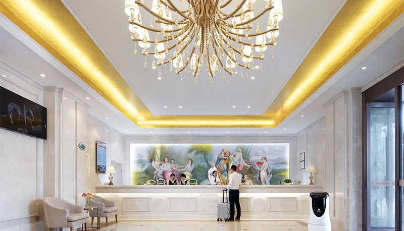 Hall - Vienna International Hotel Xijingyiyuan Hujiamiao Subway Station Store Xi'an Changying garden