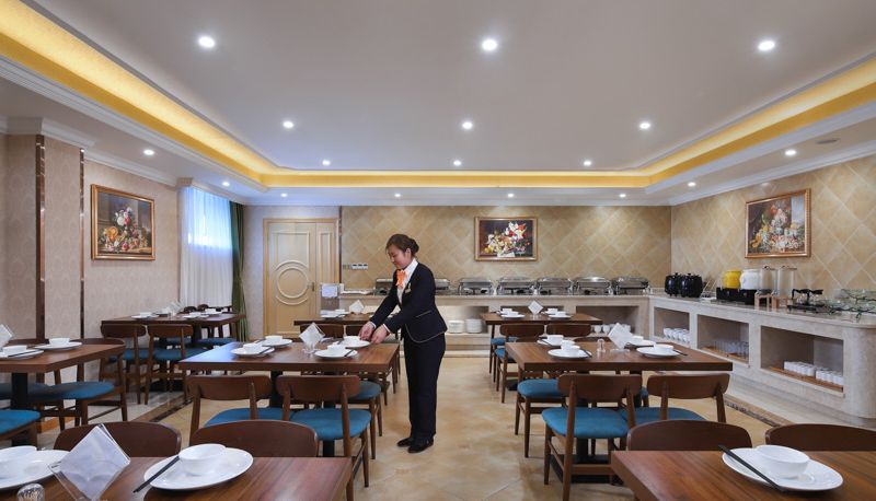 Restaurant - vienna hotel(High-speed Rail Branch.Jixi Hotel) Anhui Jixi Railway Station
