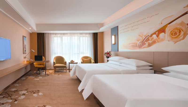 Chambre - Vienna International HotelNanning University Road Nanning Xiangsihu University Chengnan Vocational College station