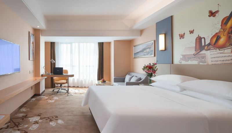 Chambre - Vienna International HotelNanning University Road Nanning Xiangsihu University Chengnan Vocational College station