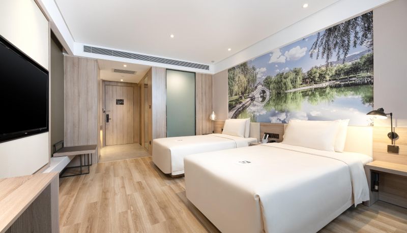Zimmer - Xi'an Xianyang International Airport Atour Hotel Xian Xianyang International Airport