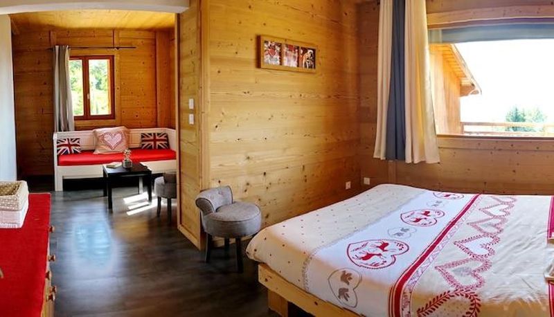 Standardzimmer - Chalet Hôtel La Tuvière Bike Inn