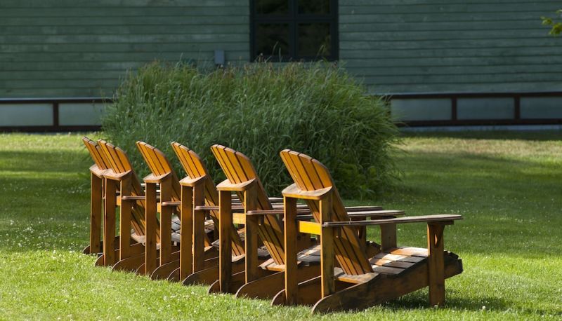 Terasse - Elk Lake Eco Centre