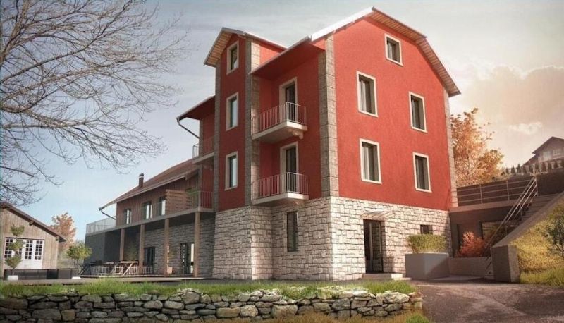 Zewnętrzna część hotelu - Hôtel Restaurant L'Atelier de Donat