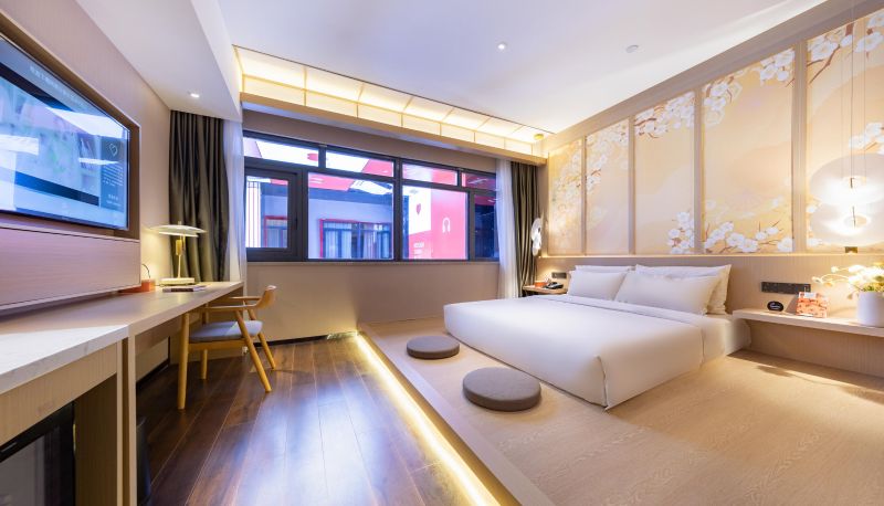 Zimmer - Wuhan Henglong Plaza NetEase Cloud Music Atour X Hotel Wuhan Henglong Plaza Wusheng Road