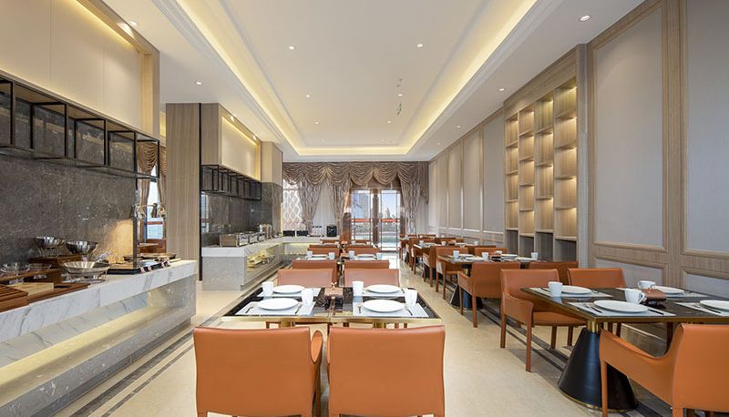 Restaurant - vienna hotel(Tianjin binhaixinqu Marine high-tech Zone Hotel)
