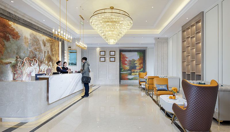 Lobby - vienna hotel(Tianjin binhaixinqu Marine high-tech Zone Hotel)