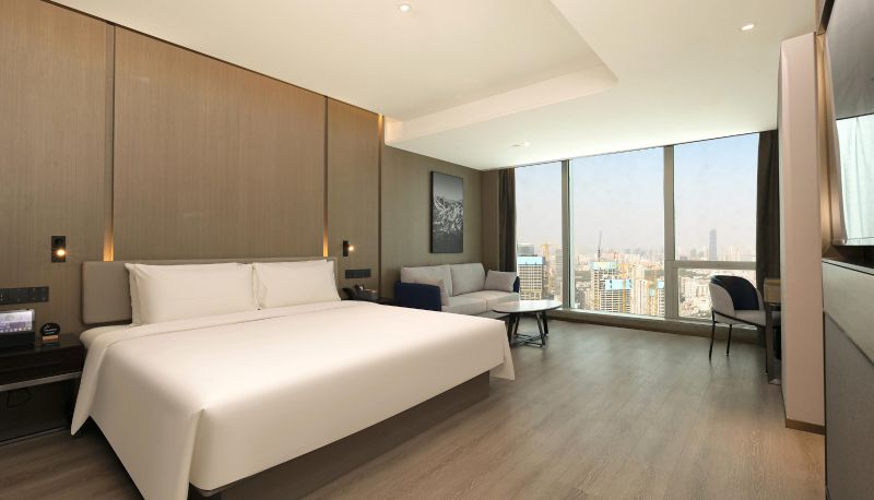 Zimmer - Wuhan Square Hankou Financial Center Atour Hotel Wuhan Plaza Hankou financial center