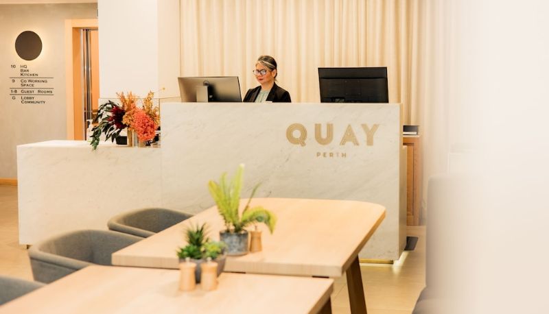 Reception - Quay Perth Hotel