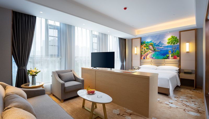 Zimmer - Vienna Hotel(Wuhan International Expo Center Jiangang subway station Hotel)