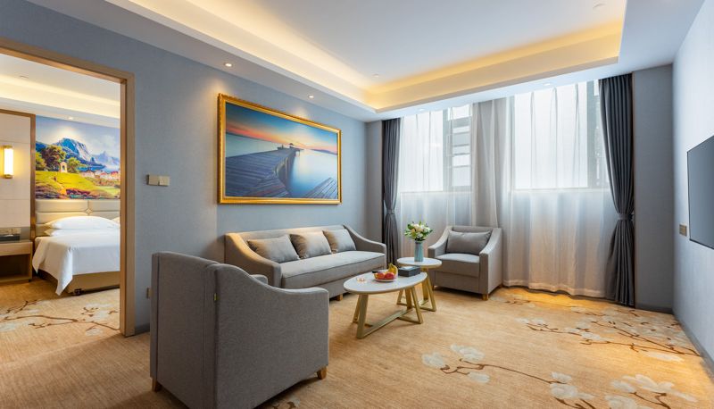Zimmer - Vienna Hotel(Wuhan International Expo Center Jiangang subway station Hotel)