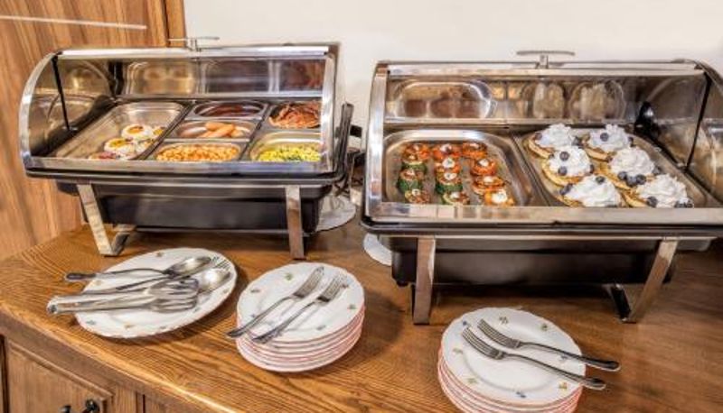Sala prima colazione all'interno del ristorante - Hotel Kolonie