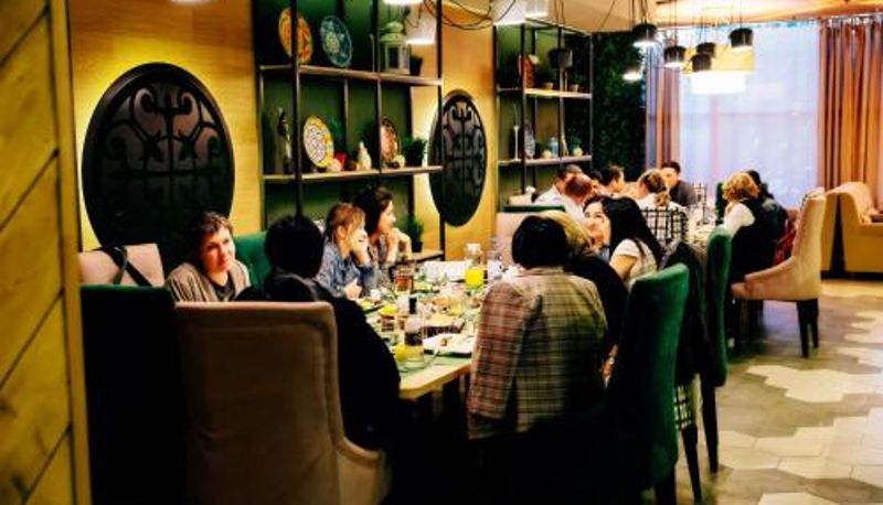 Breakfast room within the restaurant - Altyn Shatyr Hotel and Restaurant