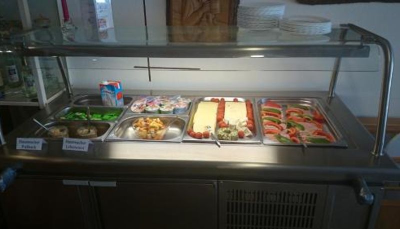 Sala de desayunos dentro del restaurante - Landgasthof und Pension Zum löwen