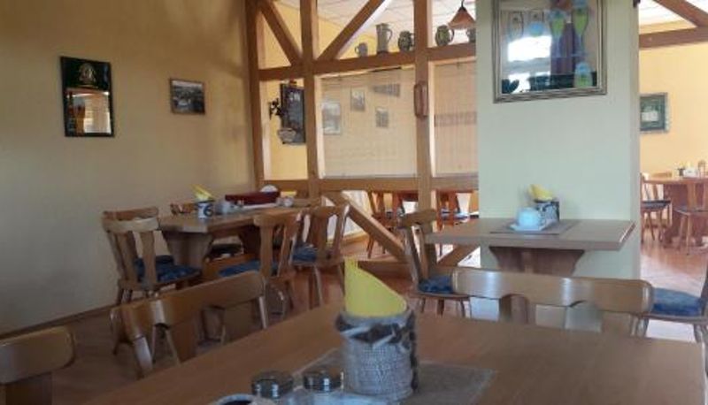 Sala śniadaniowa w restauracji - Gasthof zum alten Schulmeister