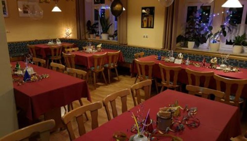 Sala śniadaniowa w restauracji - Gasthof zum alten Schulmeister