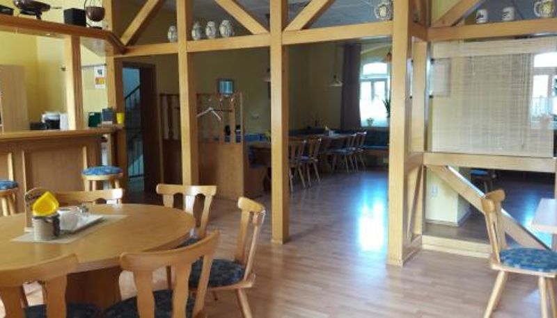 Sala śniadaniowa w restauracji - Gasthof zum alten Schulmeister