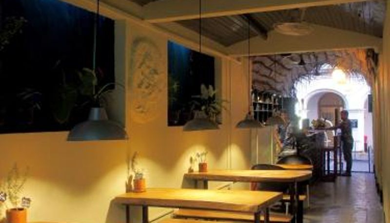 Ontbijtzaal in het restaurant - Secret Garden Galle Fort