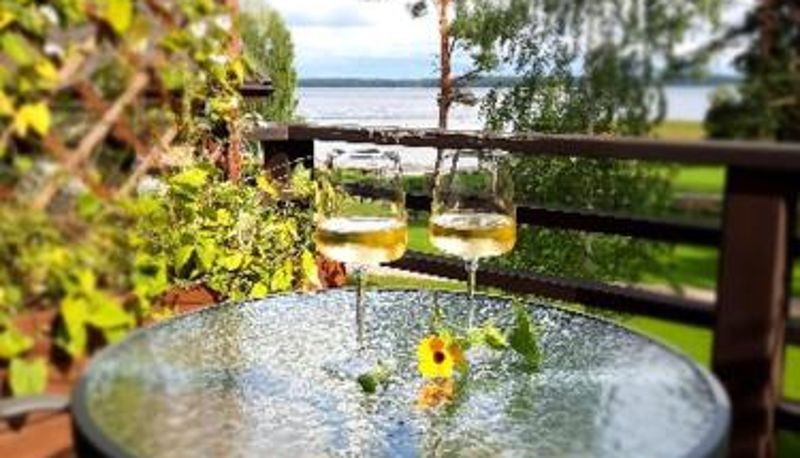 Zimmer mit Balkon - Usmas muiža