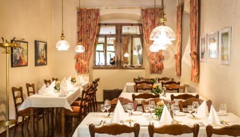 Sala de desayunos dentro del restaurante - Hotel Leyscher Hof