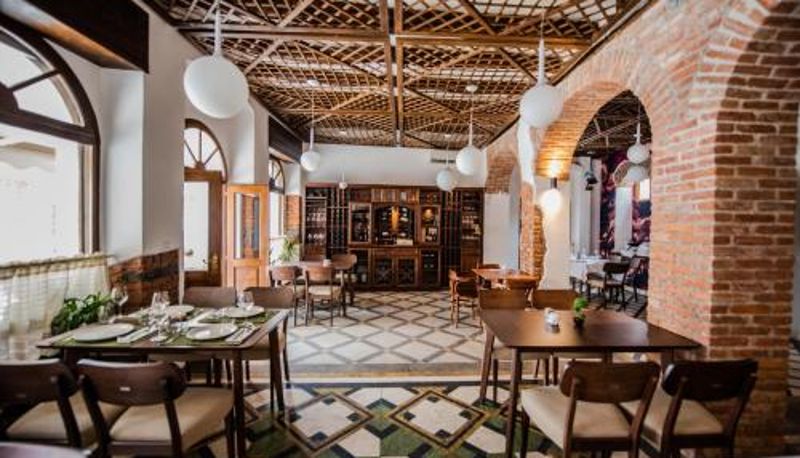 Sala de desayunos dentro del restaurante - Hotel Loredano